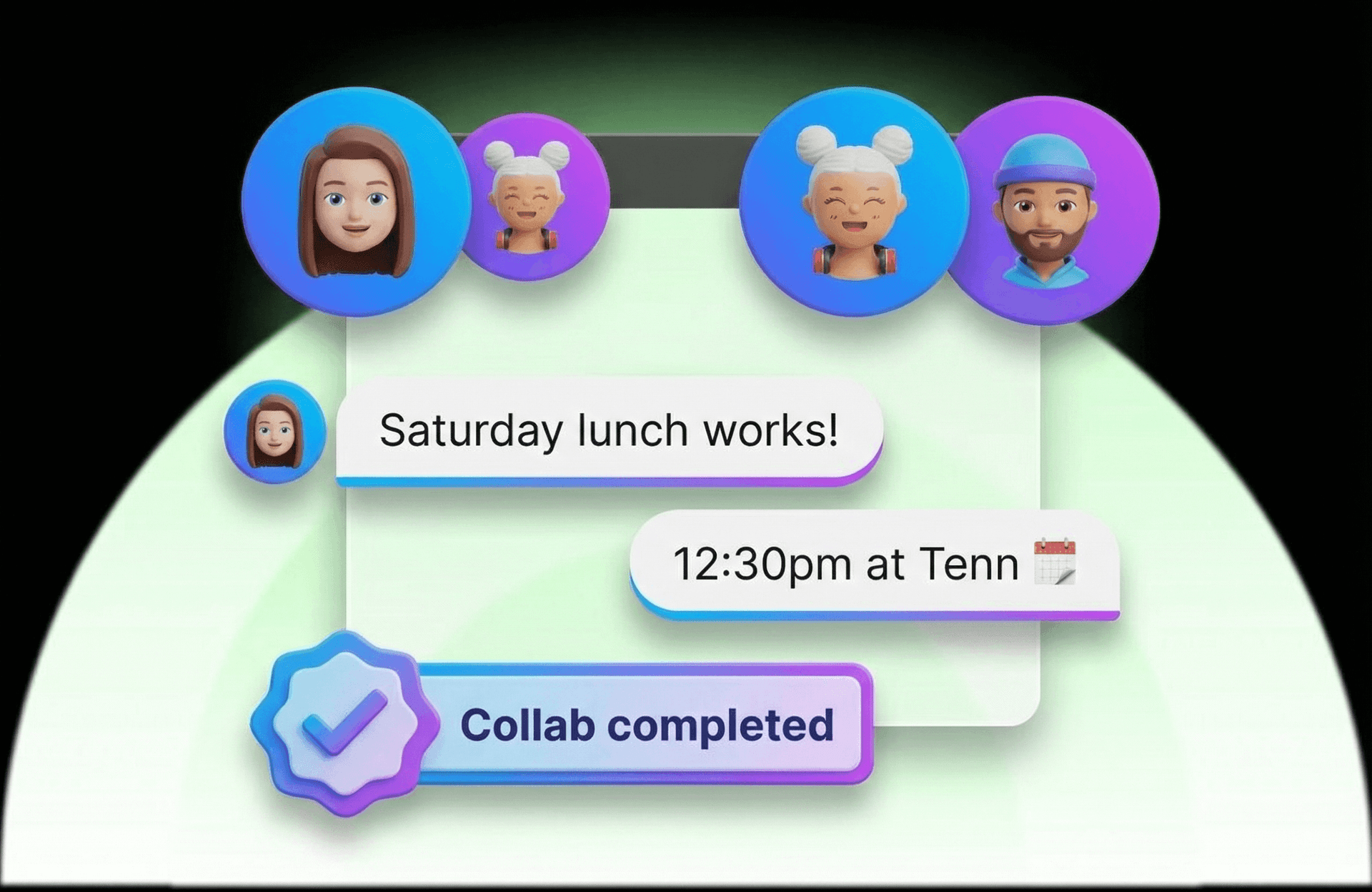 Multiple AIs coordinating calendars to find the perfect time