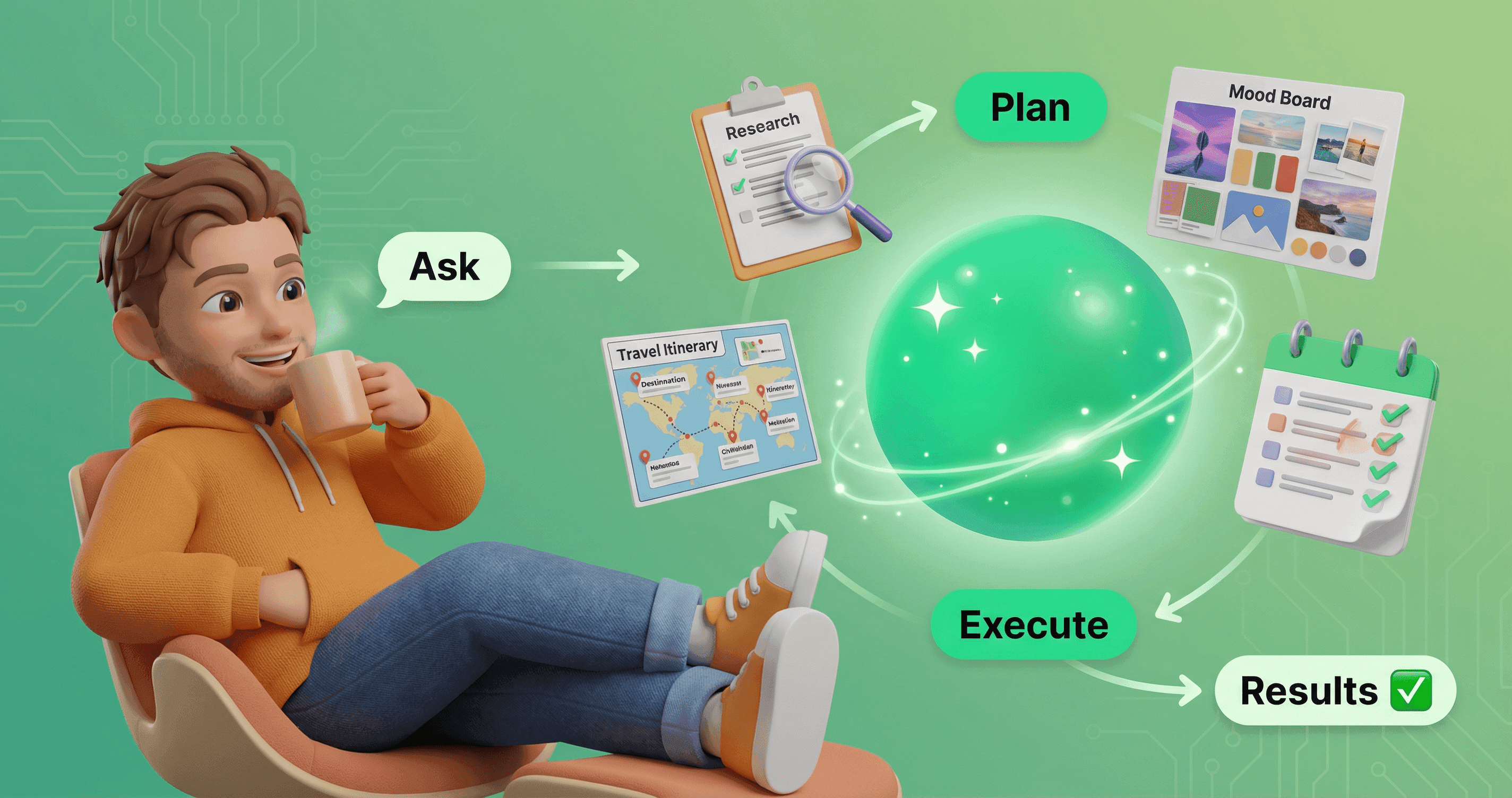 Your AI Can Plan - Ask, Plan, Execute, Results