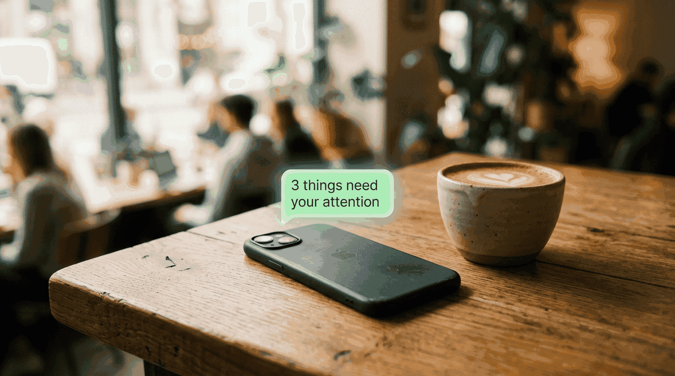 You Picked Up Your Phone 200 Times Yesterday. Your AI Noticed.