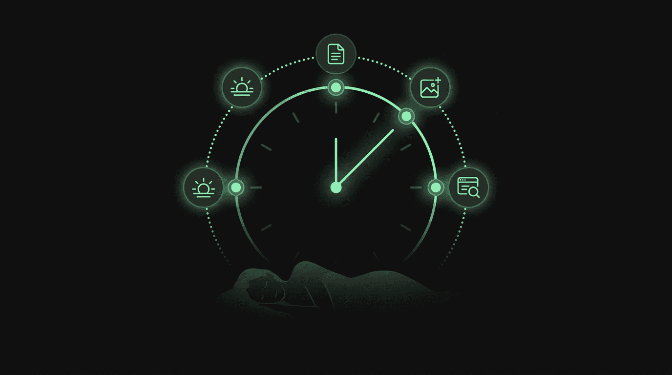 Set It and Forget It: Your AI Runs Tasks While You Sleep
